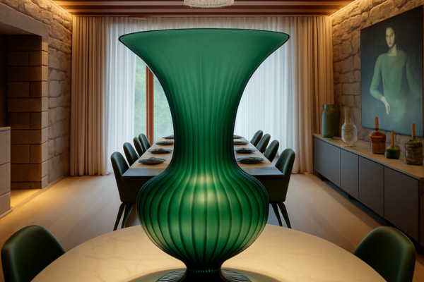 Vaso em Resina Epóxi