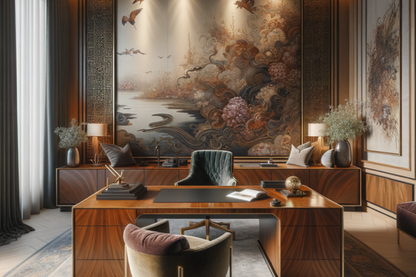 Telas em seda na decoração